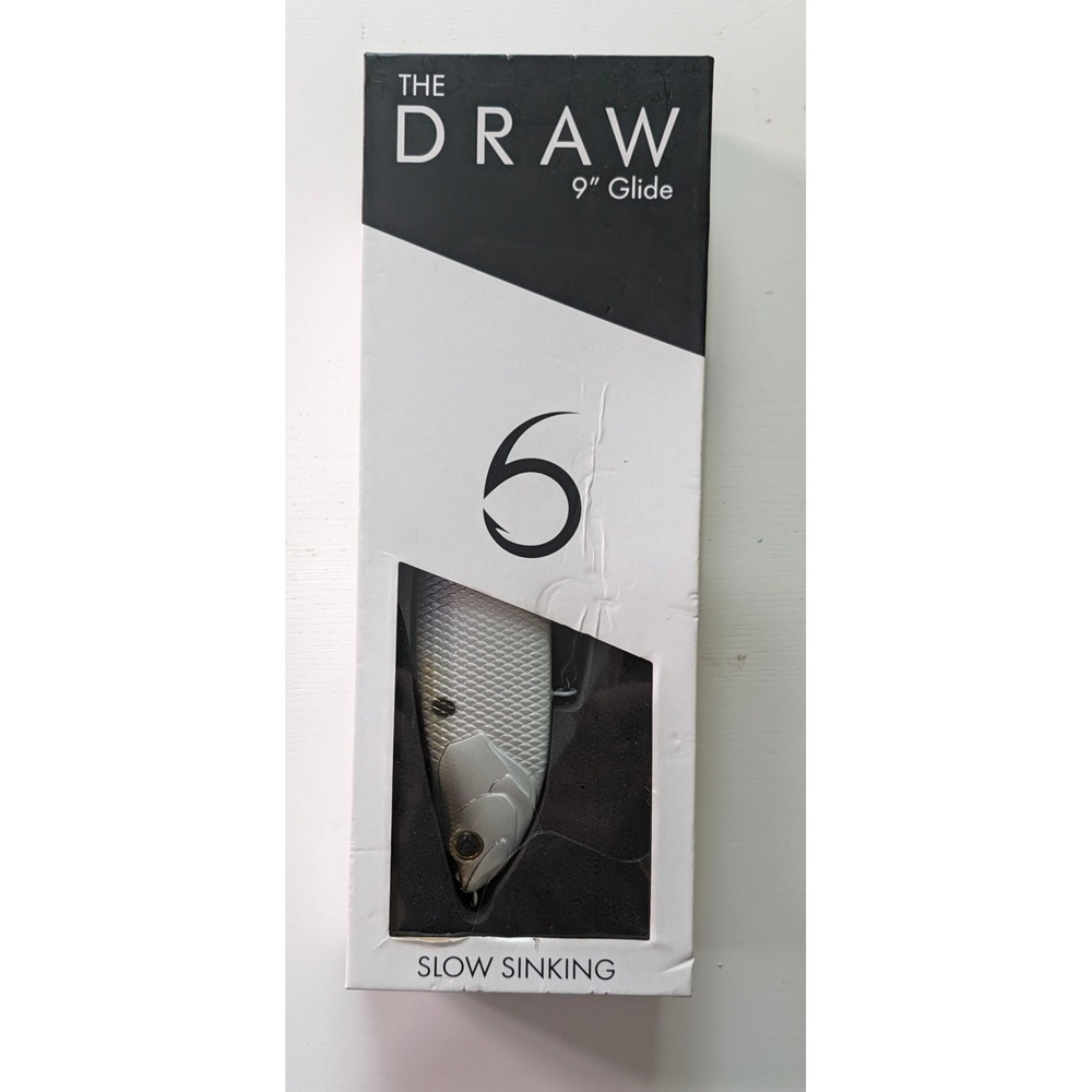 6th Sense The Draw 9" Glide Bait Slow Sinking 4K Shad Swimbait DRW9-4KS 3.75oz